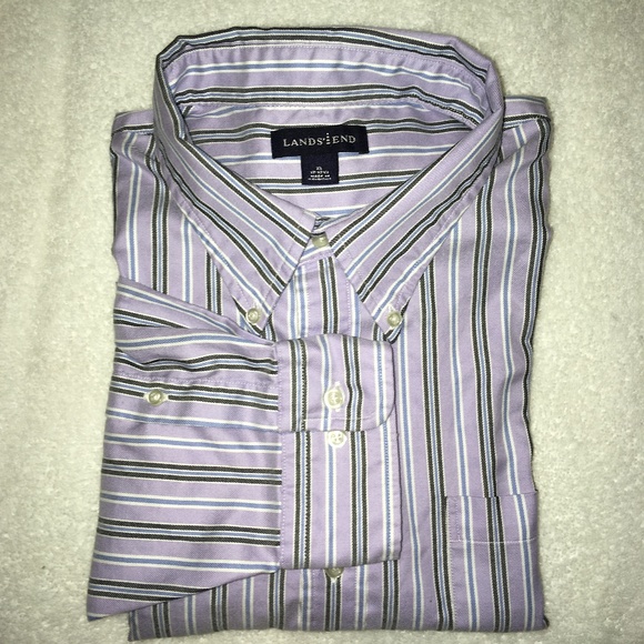 Lands' End Other - Lands' End Men's Button Down Dress Shirt XL